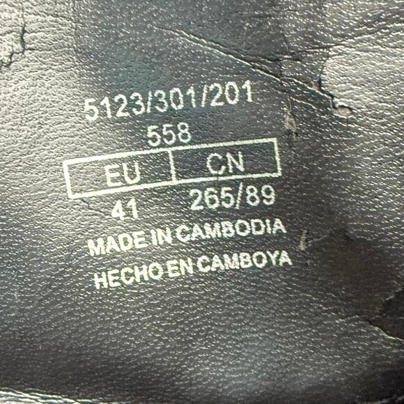 Zara Faux Leather Python Snake Print Heeled Side Zip Ankle Boots - Picture 10 of 11